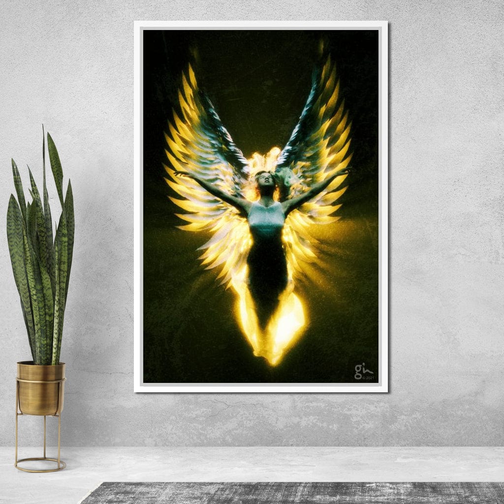 Angel Wings in Awe - G'n Art Canvas Wall Art