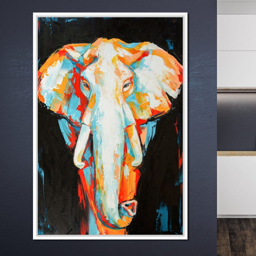 Elephant v2 Canvas Wall Art