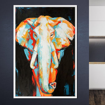 Elephant v2 Canvas Wall Art