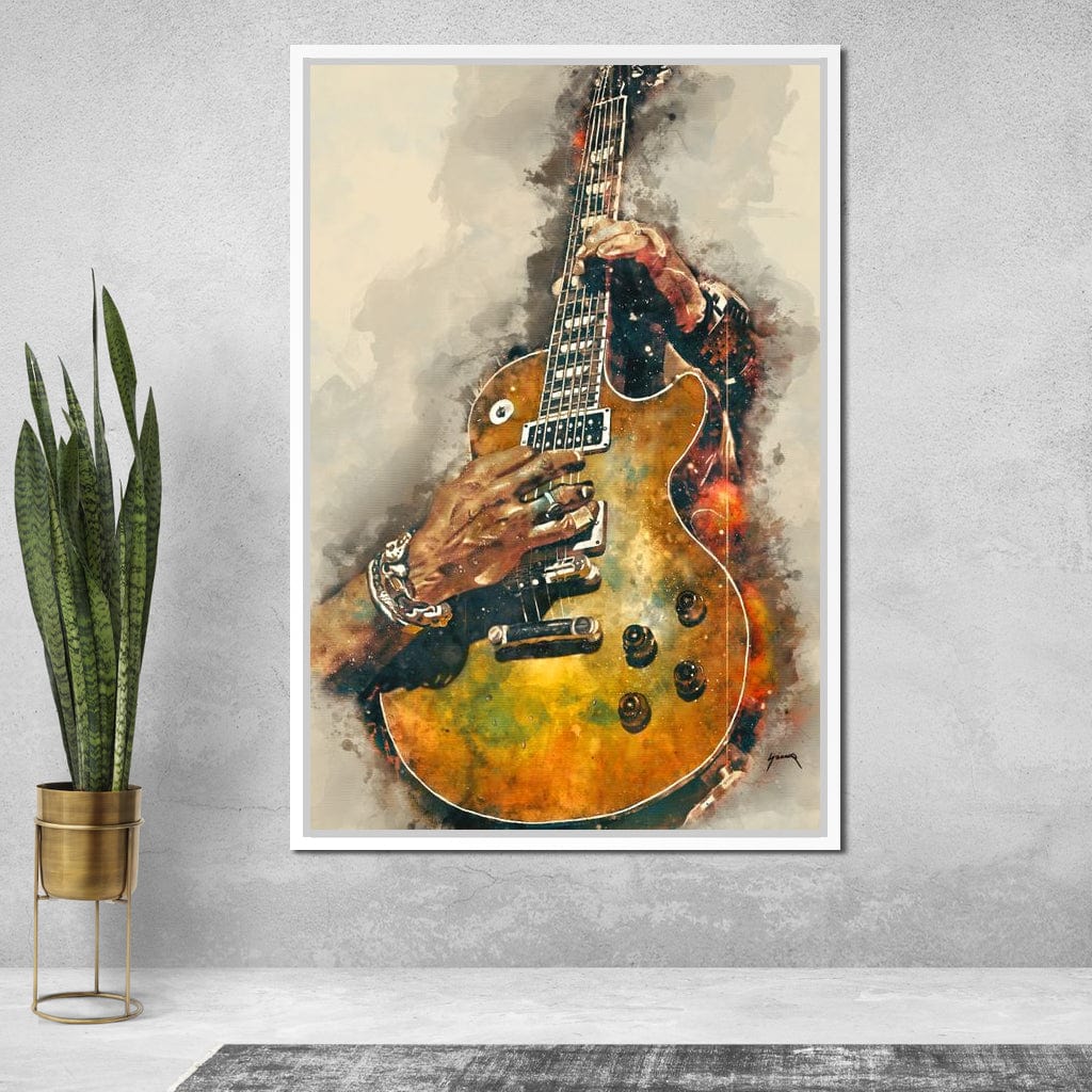 Slash's Electric Guitar Canvas Wall Art