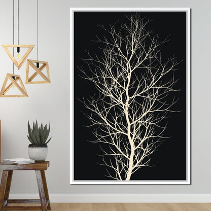 The Black Tree Canvas Wall Art
