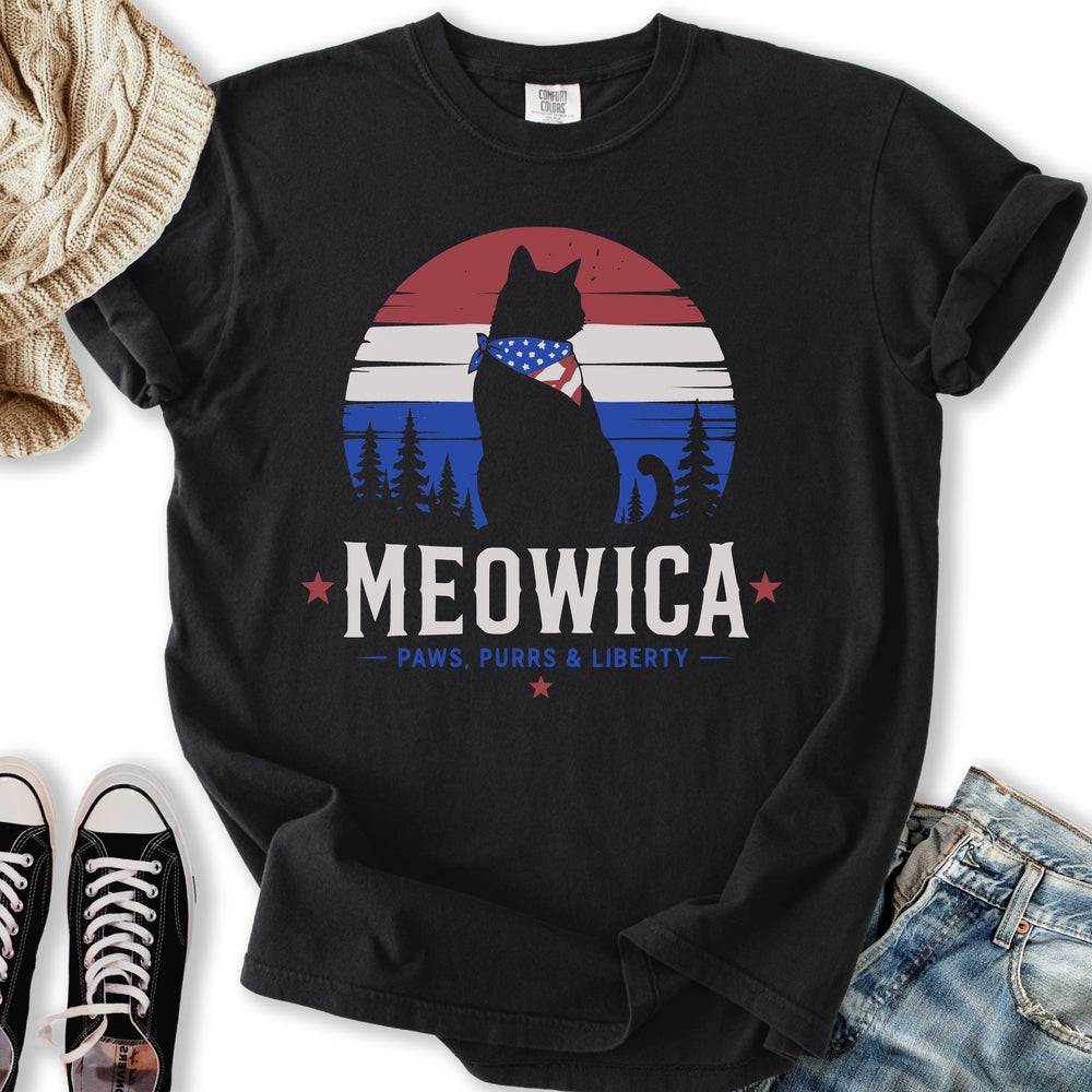 Paws Purrs Liberty Relaxed Tee