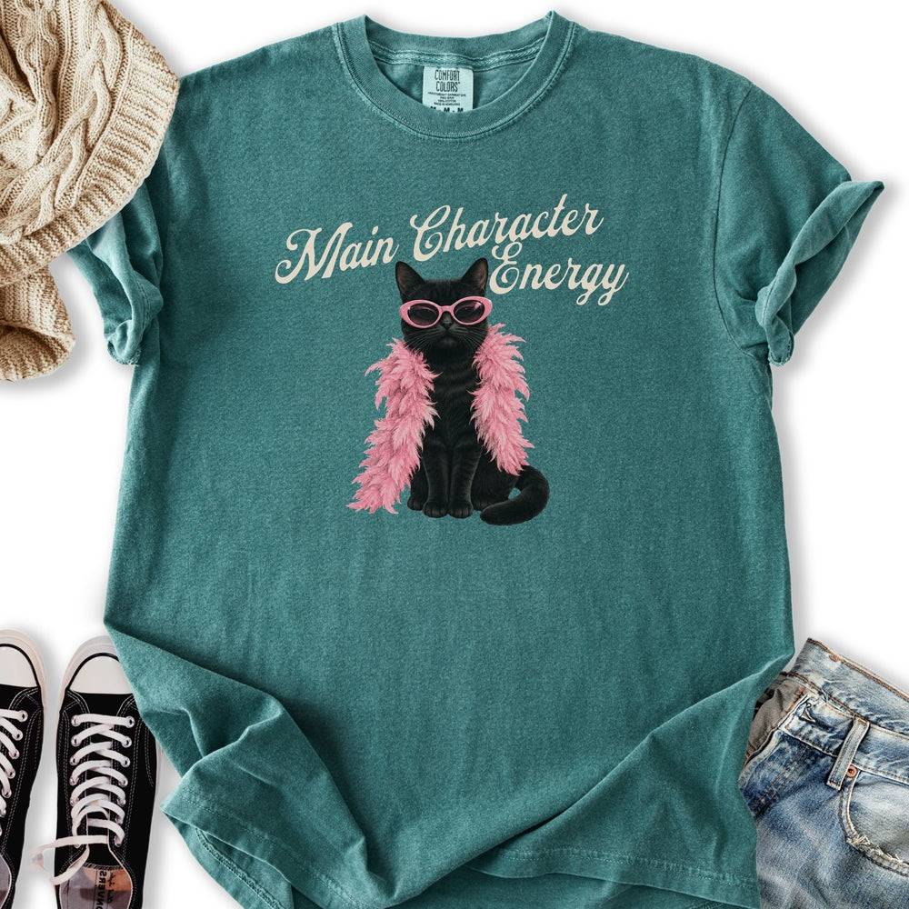 Main Character Black Cat Relaxed Tee