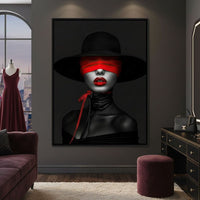 Scarlet Obscura Canvas Wall Art