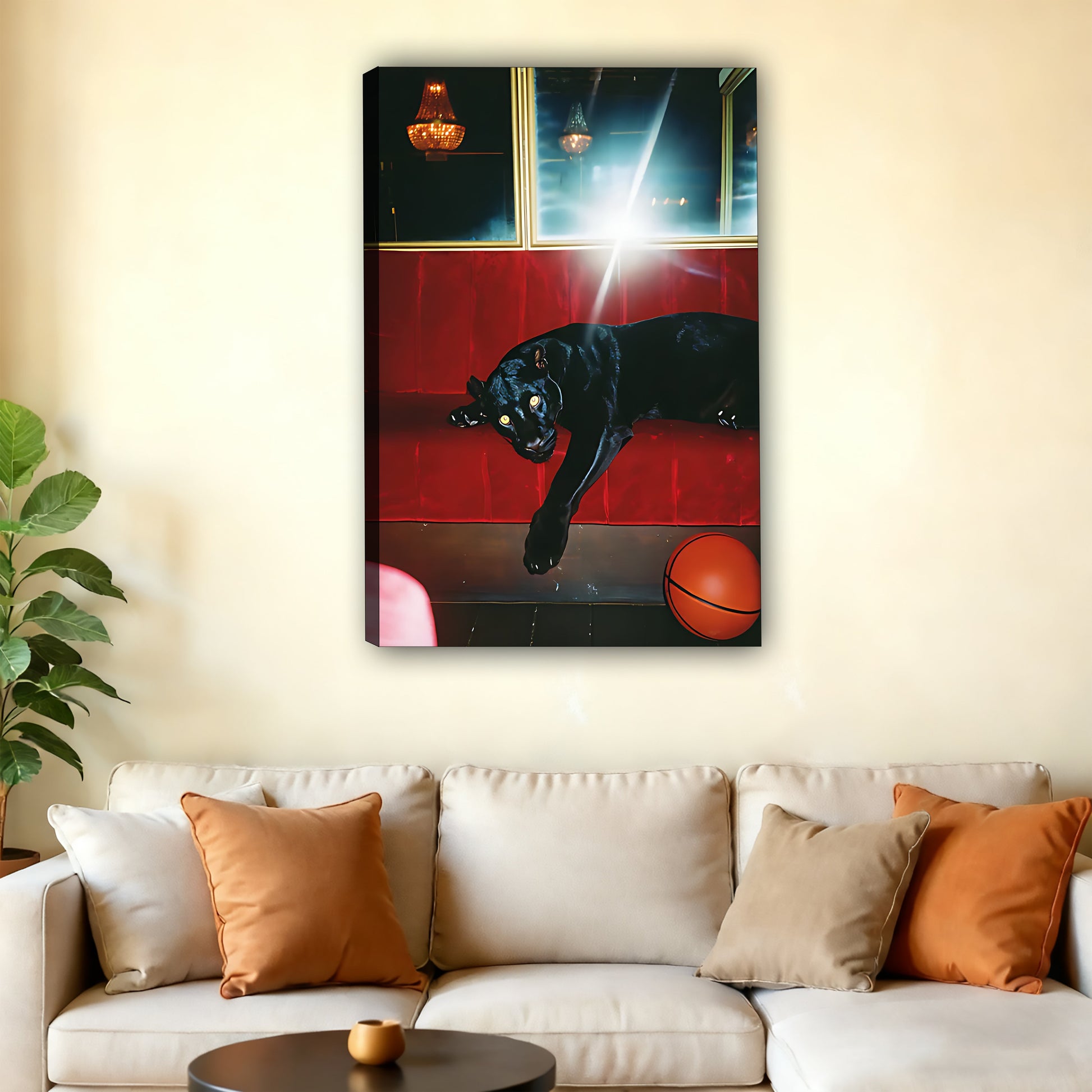 W449 Natural Wood Grain Canvas Decorative Painting – Abstract Art | Ideal for Living Rooms and Offices