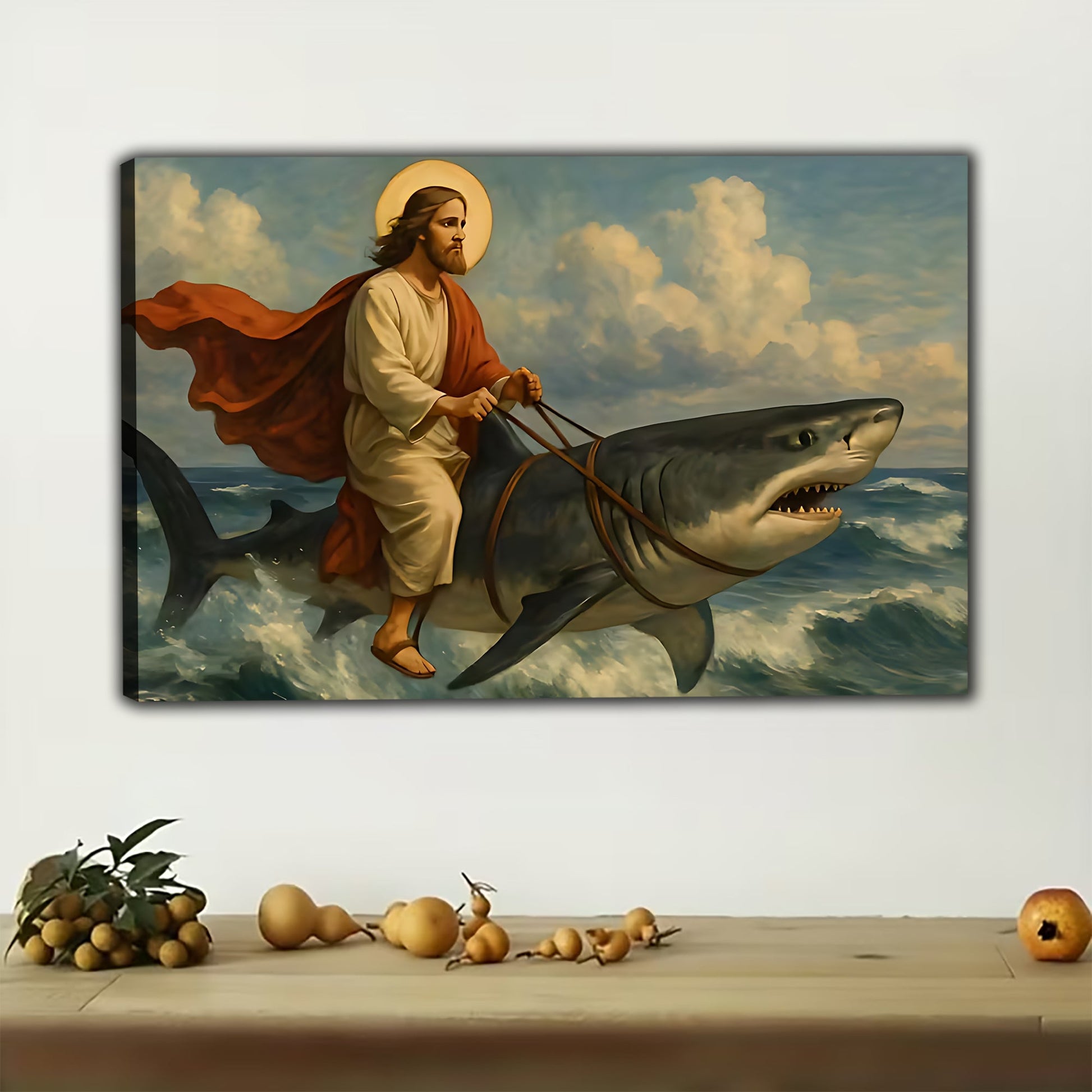 W484 Natural Wood Grain Canvas Decorative Painting – Abstract Art | Ideal for Living Rooms and Offices