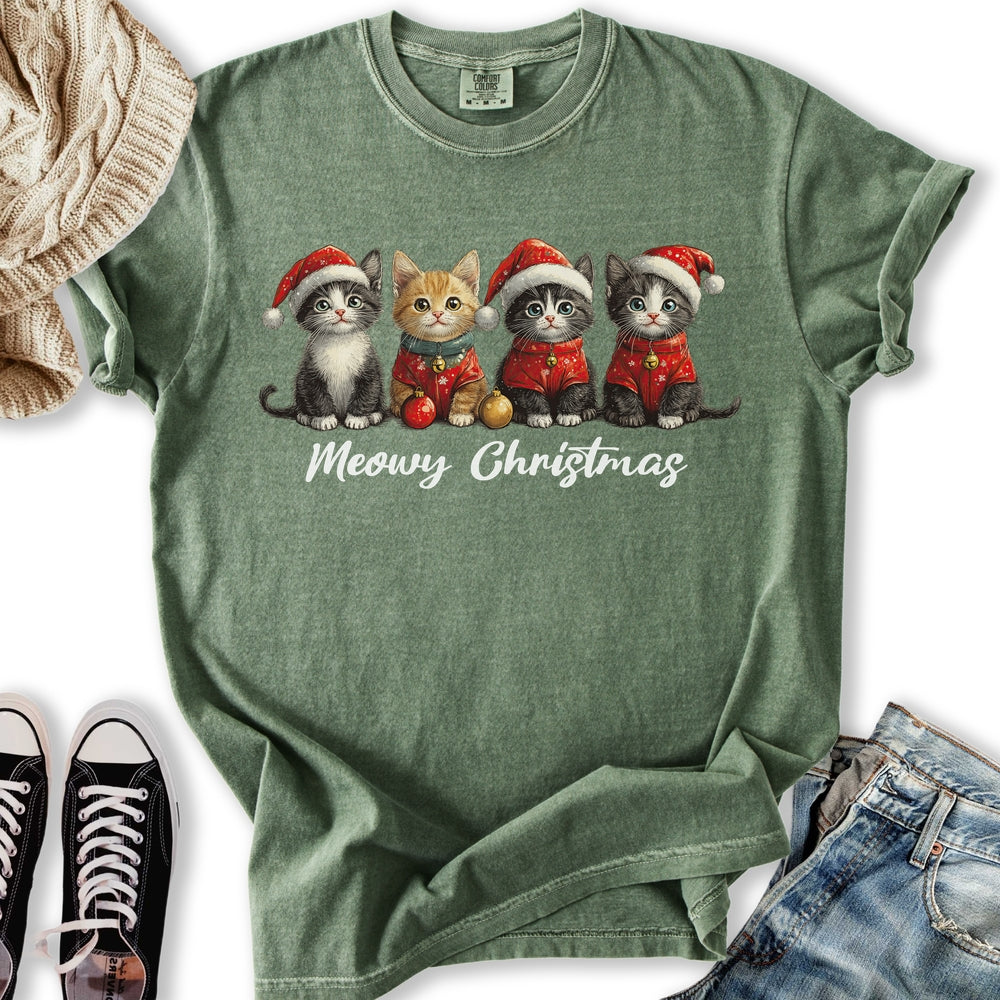 Christmas Cats Relaxed Tee
