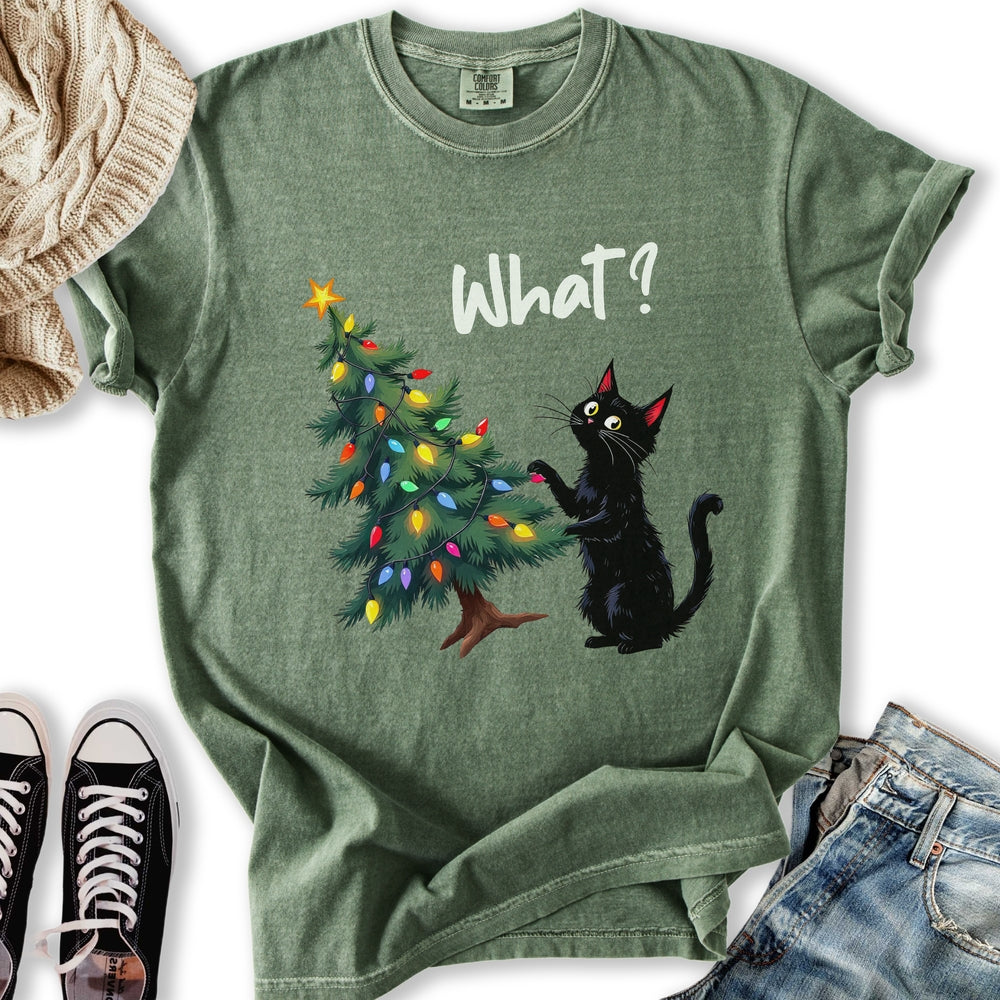Black Cat What Relaxed Tee
