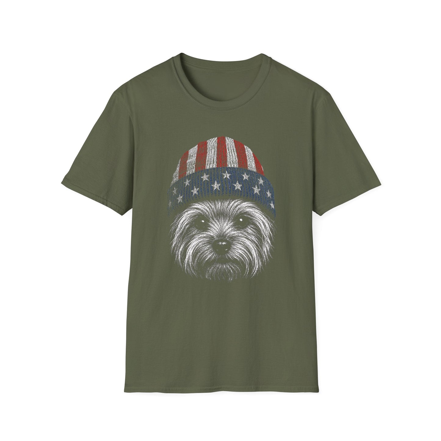 Yorkshire Terrier USA Beanie Tee