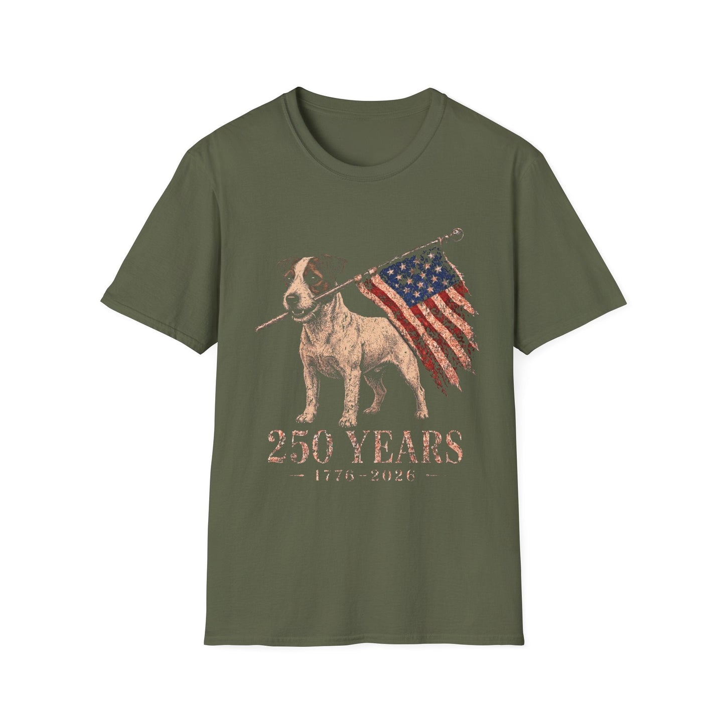 Parson Russell Terrier USA 250 Years Tee