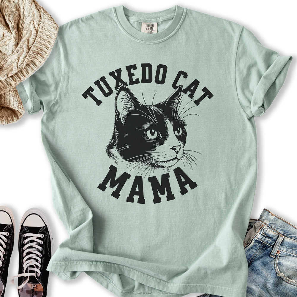 Tuxedo Cat Mama Relaxed Tee
