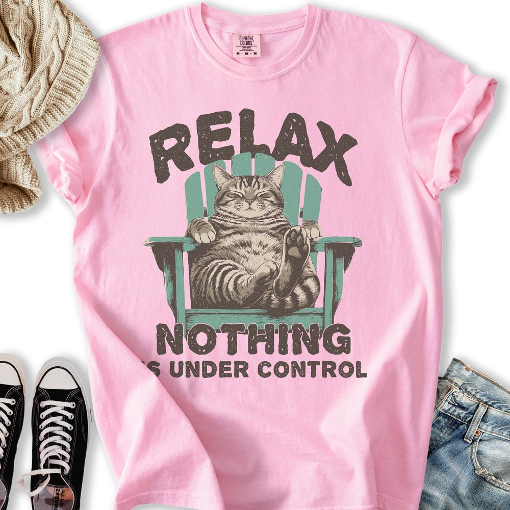 Relax Cat Relaxed Tee