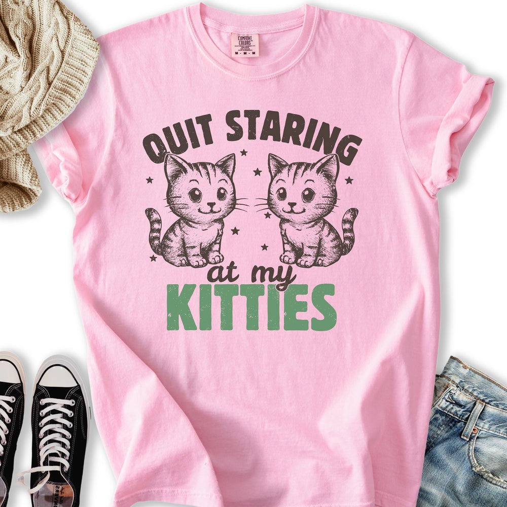 Staring At My Kitties Relaxed Tee