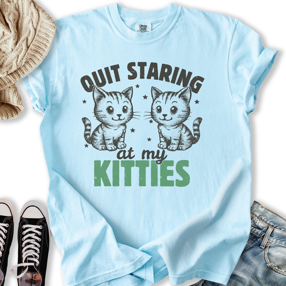 Staring At My Kitties Relaxed Tee