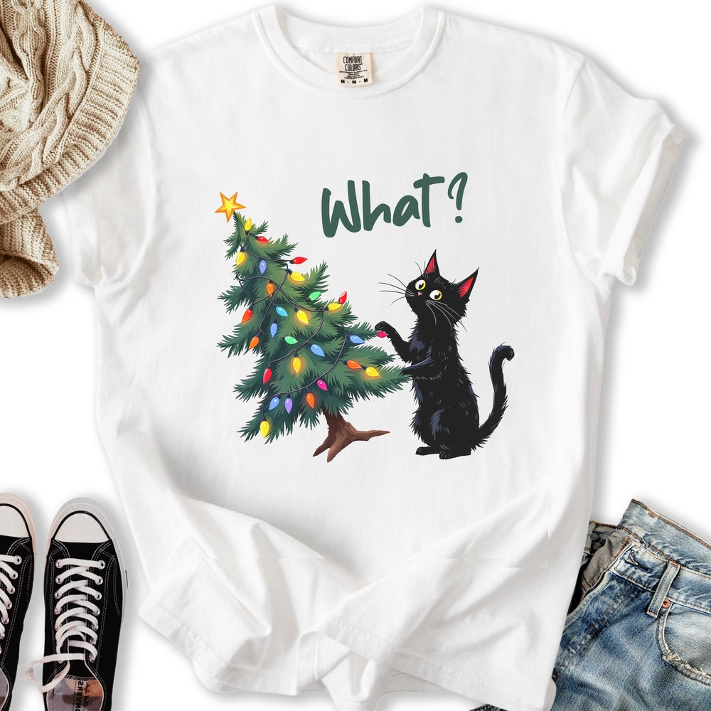 Black Cat What Relaxed Tee