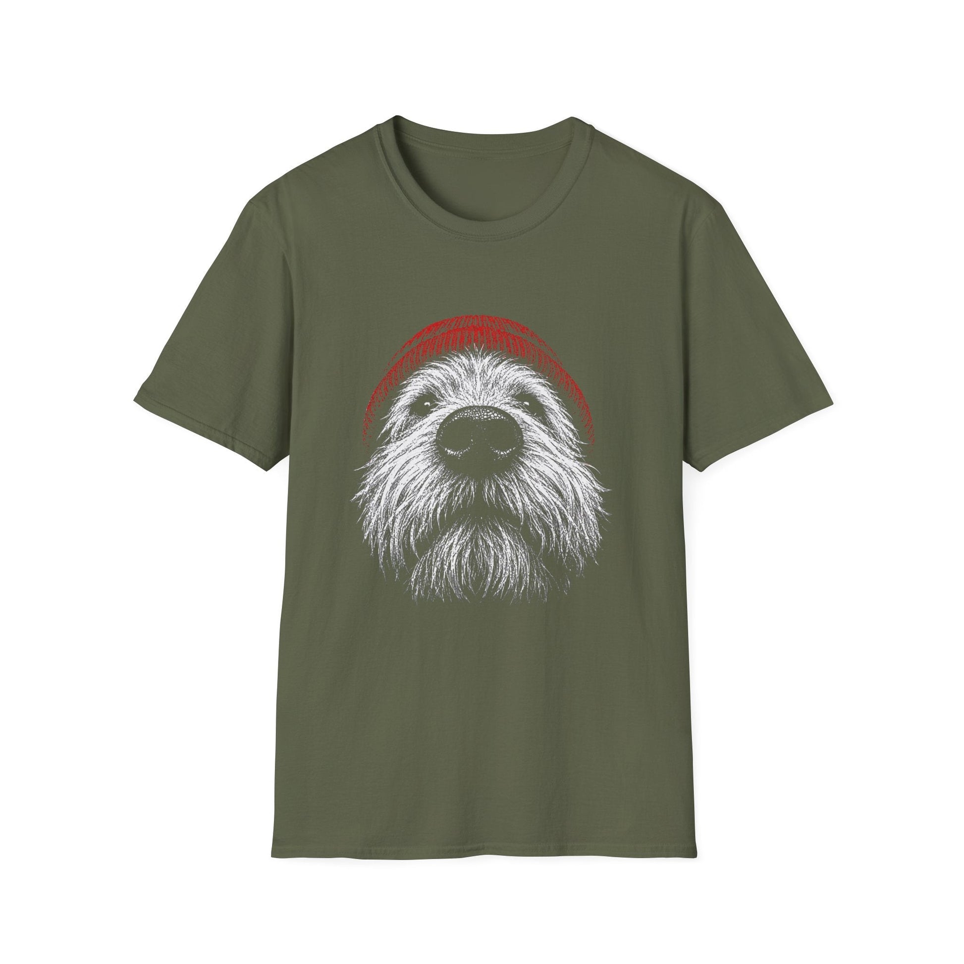 Red Hat Wheaten Terrier Tee