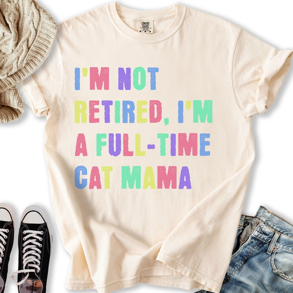 Full Time Cat Mama Relaxed Tee