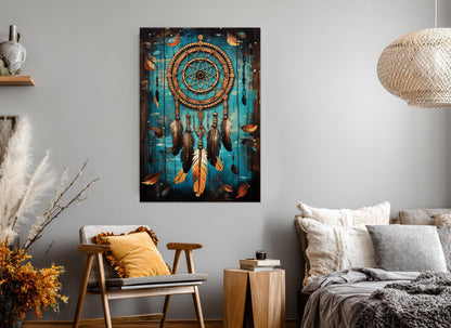Dreamcatcher Canvas Print - Colorful Native American Wall Art | Ready to Hang