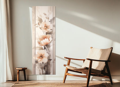 Peony Flowers Canvas Print – Large Floral Wall Art | Soft Tones Peonies Poster