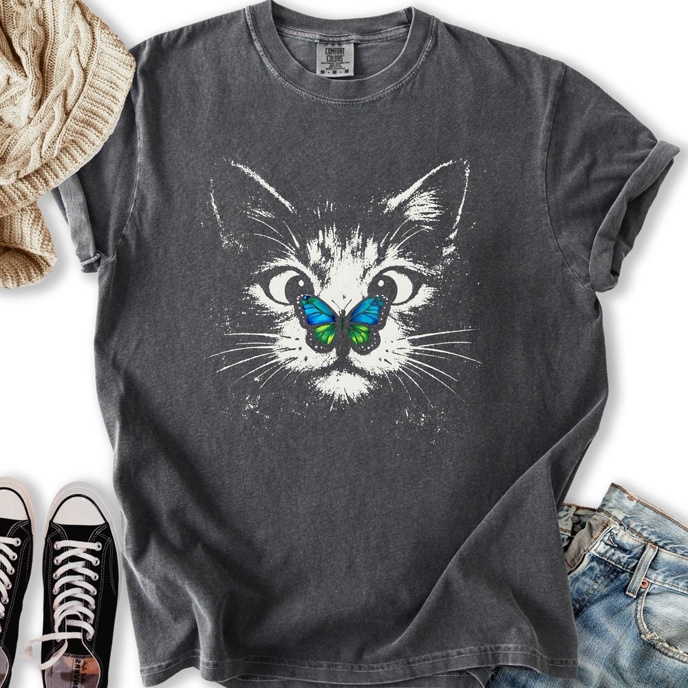 Butterfly Cat Relaxed Tee