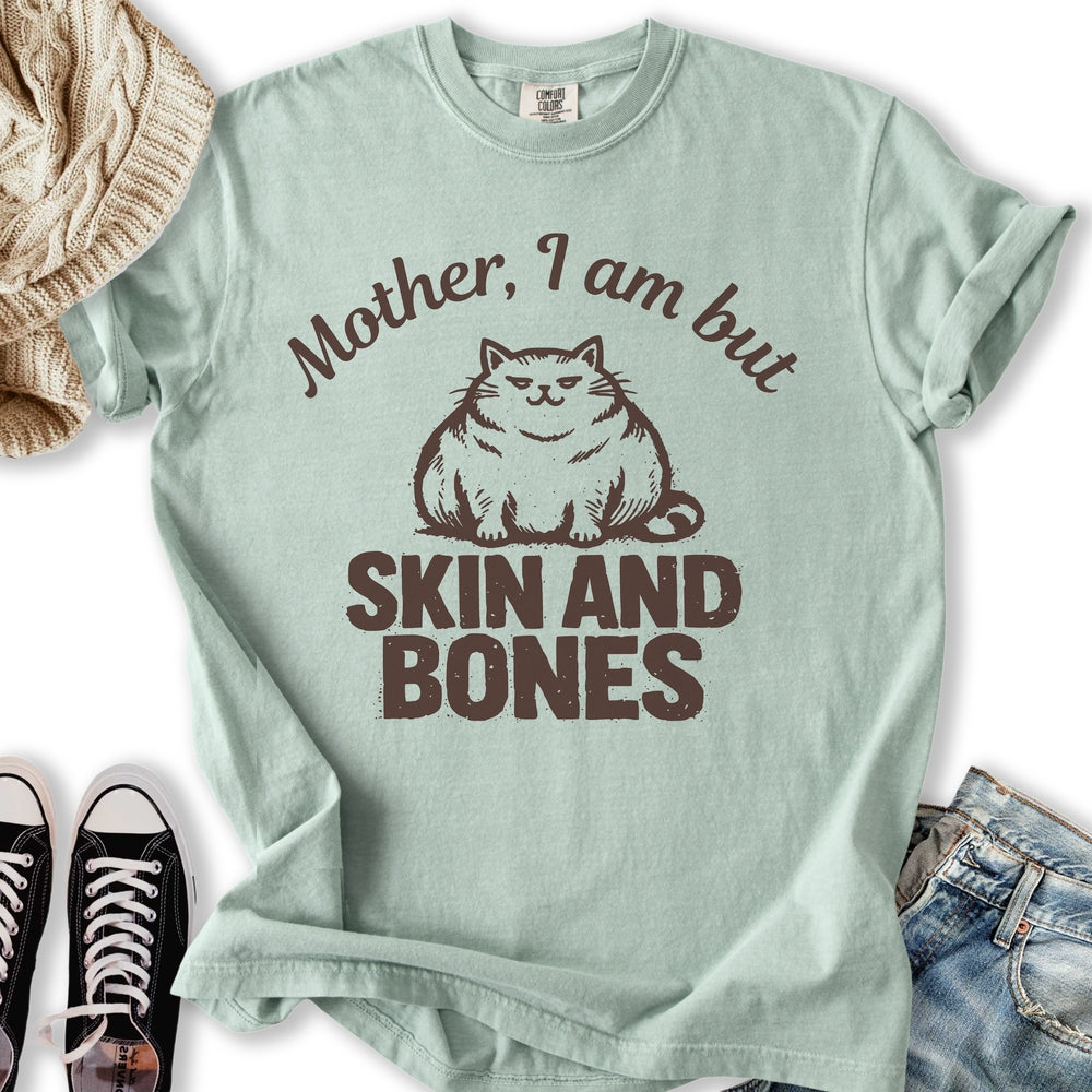 Skin and Bones Cat Relaxed Tee