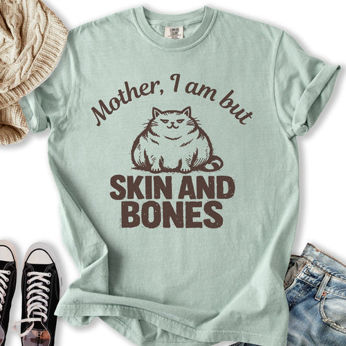 Skin and Bones Cat Relaxed Tee