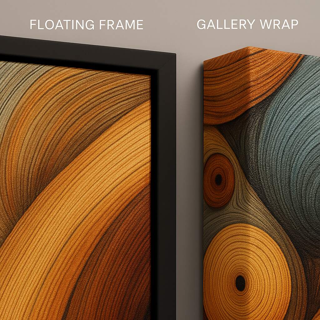 Microcosm Swirl Canvas Wall Art