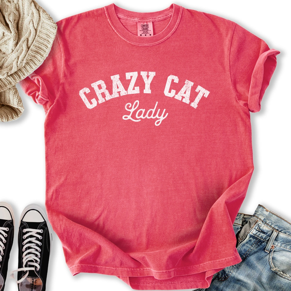 Crazy Cat Lady Relaxed Tee