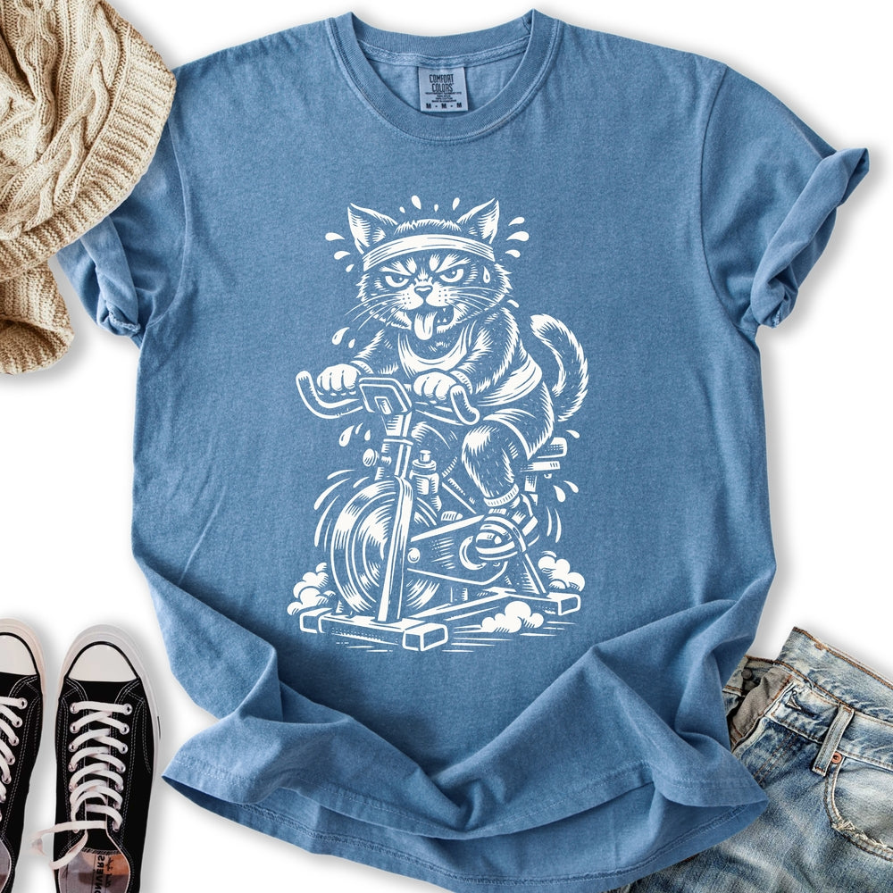 Cat Spin Class Relaxed Tee