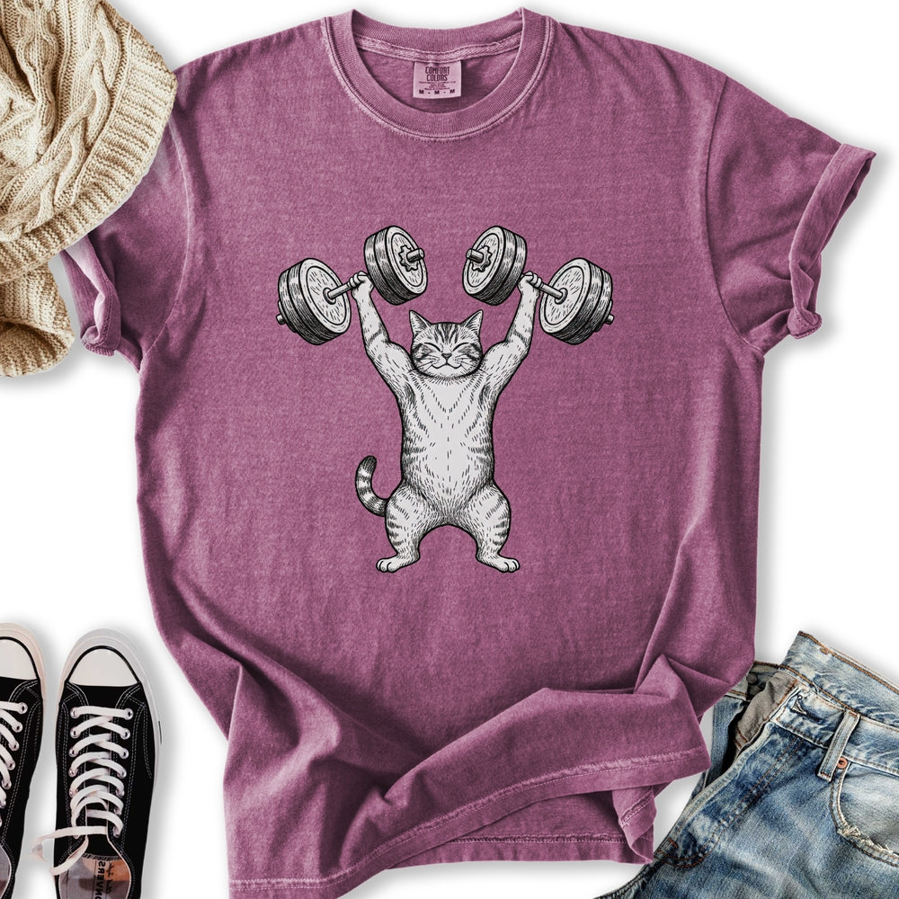 Dumb Bell Cat Relaxed Tee