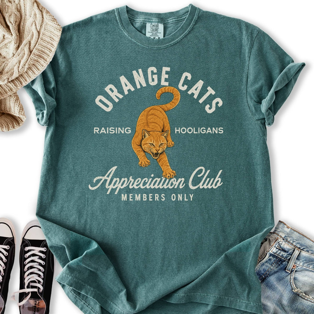 Orange Cats Appreciation Relaxed Tee