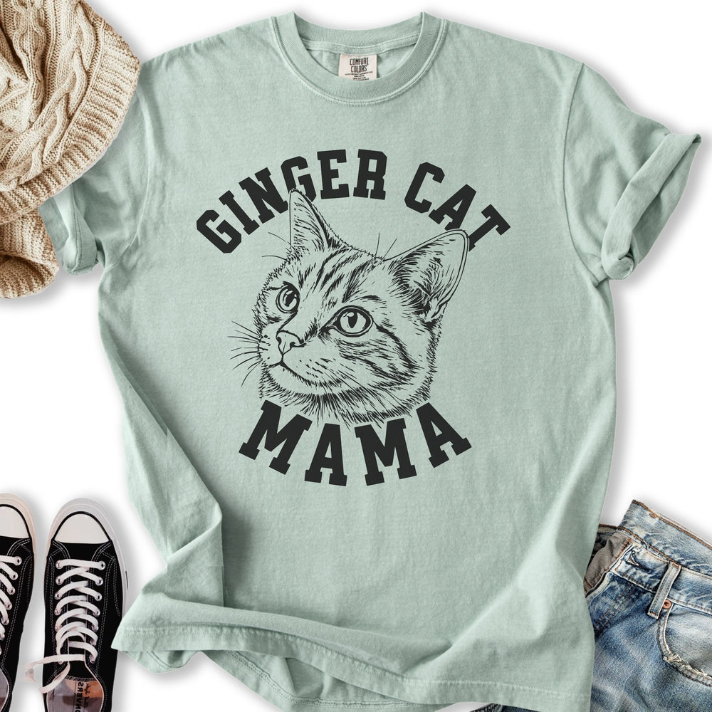 Ginger Cat Mama Relaxed Tee
