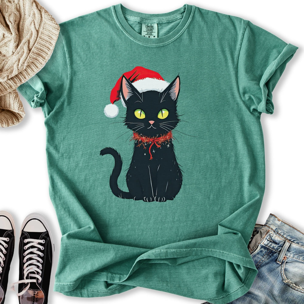 Black Cat Tinsel Relaxed Tee