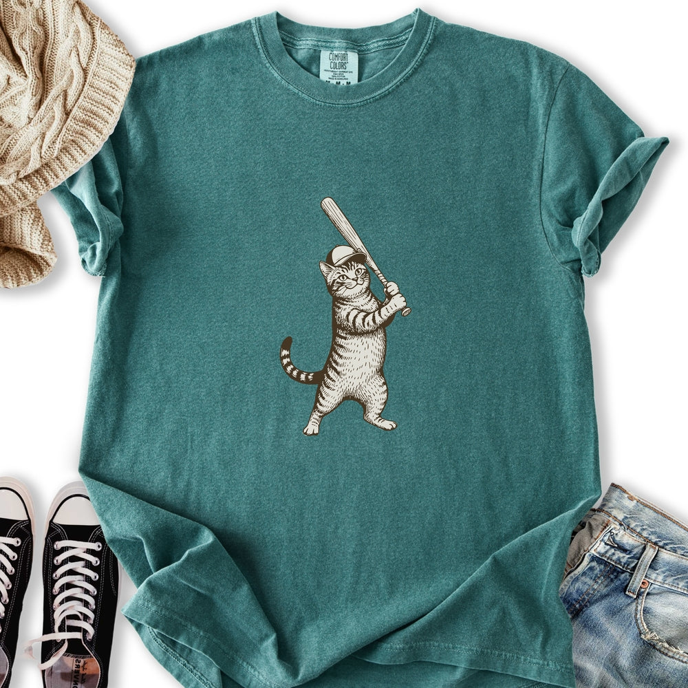 Baseball Cat Relaxed Tee