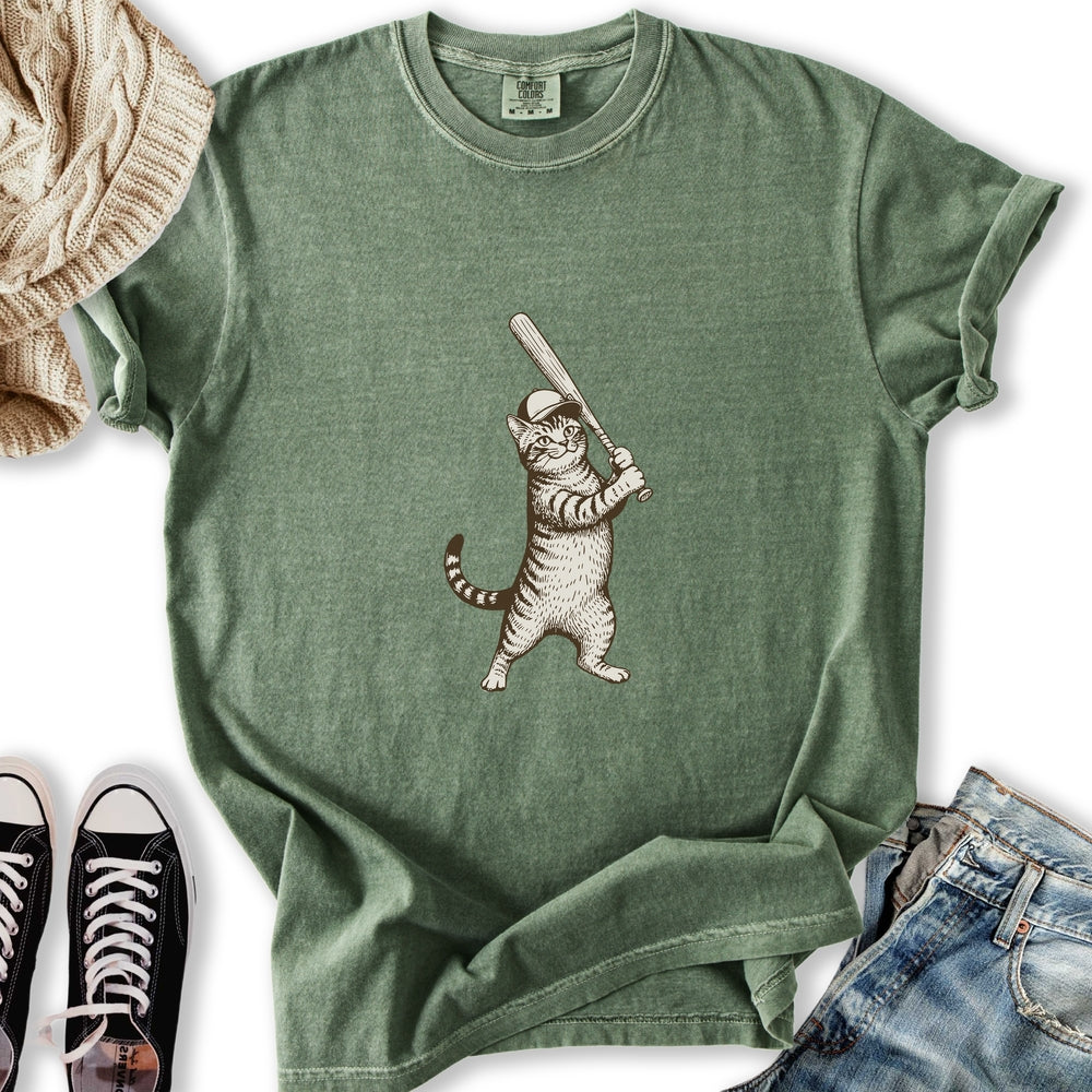 Baseball Cat Relaxed Tee