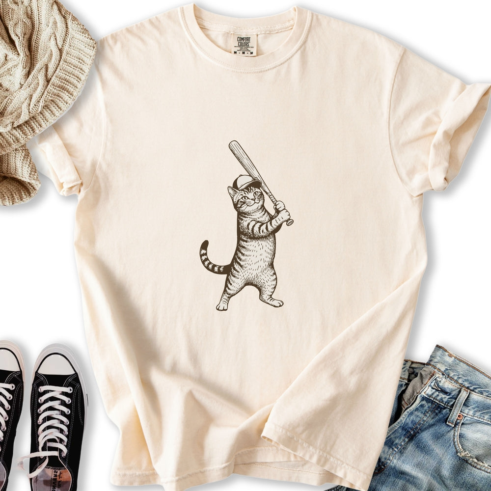 Baseball Cat Relaxed Tee