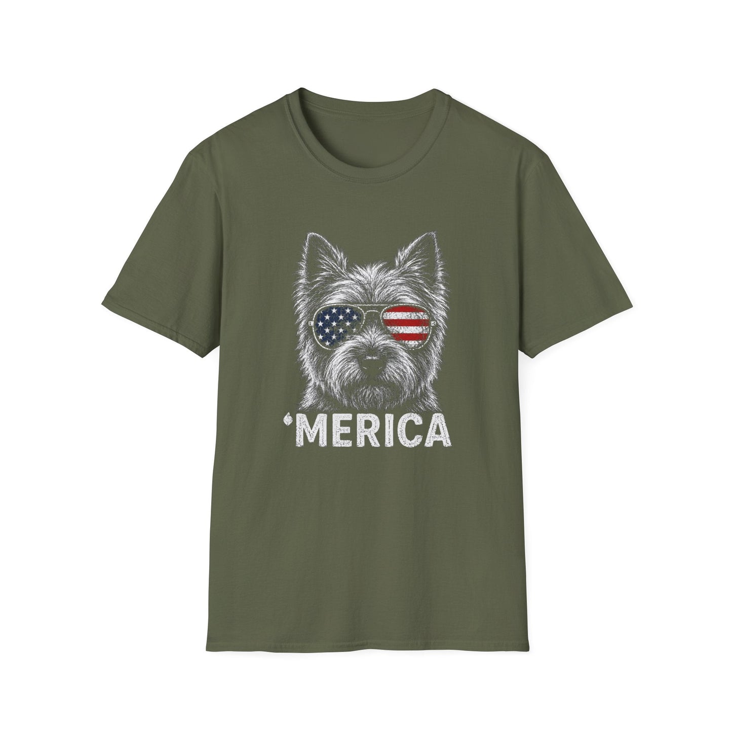 Cairn Terrier Merica Tee