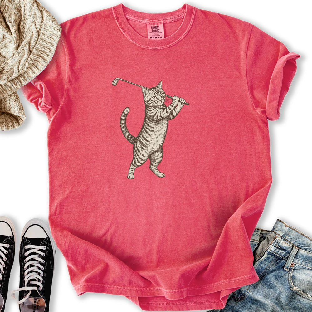 Golf Cat Relaxed Tee