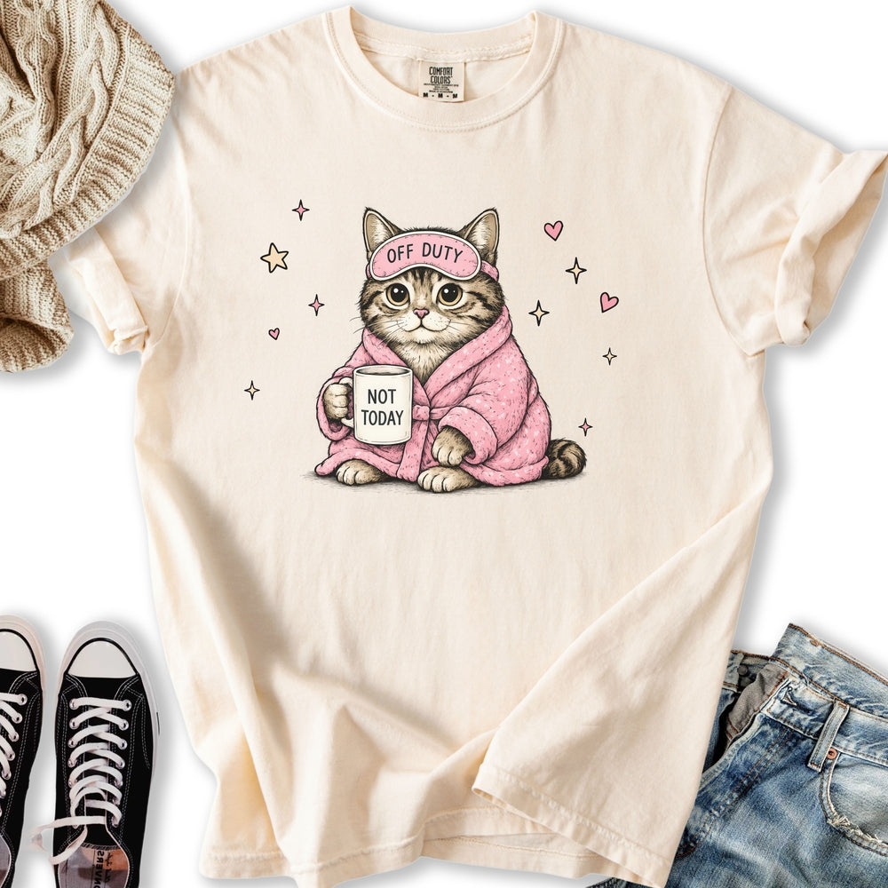 Not Today Cat Relaxed Tee