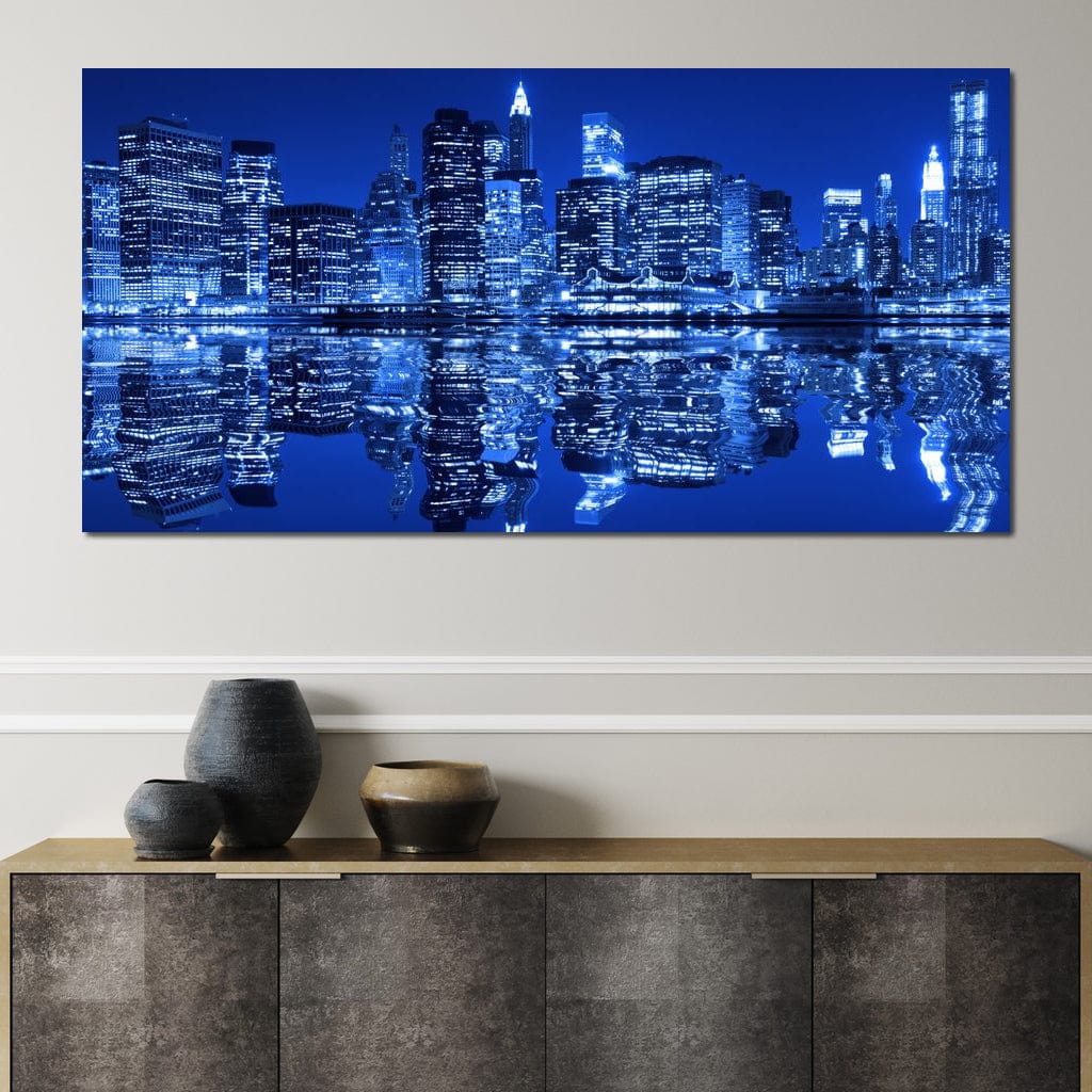 New York City Reflection Canvas Wall Art