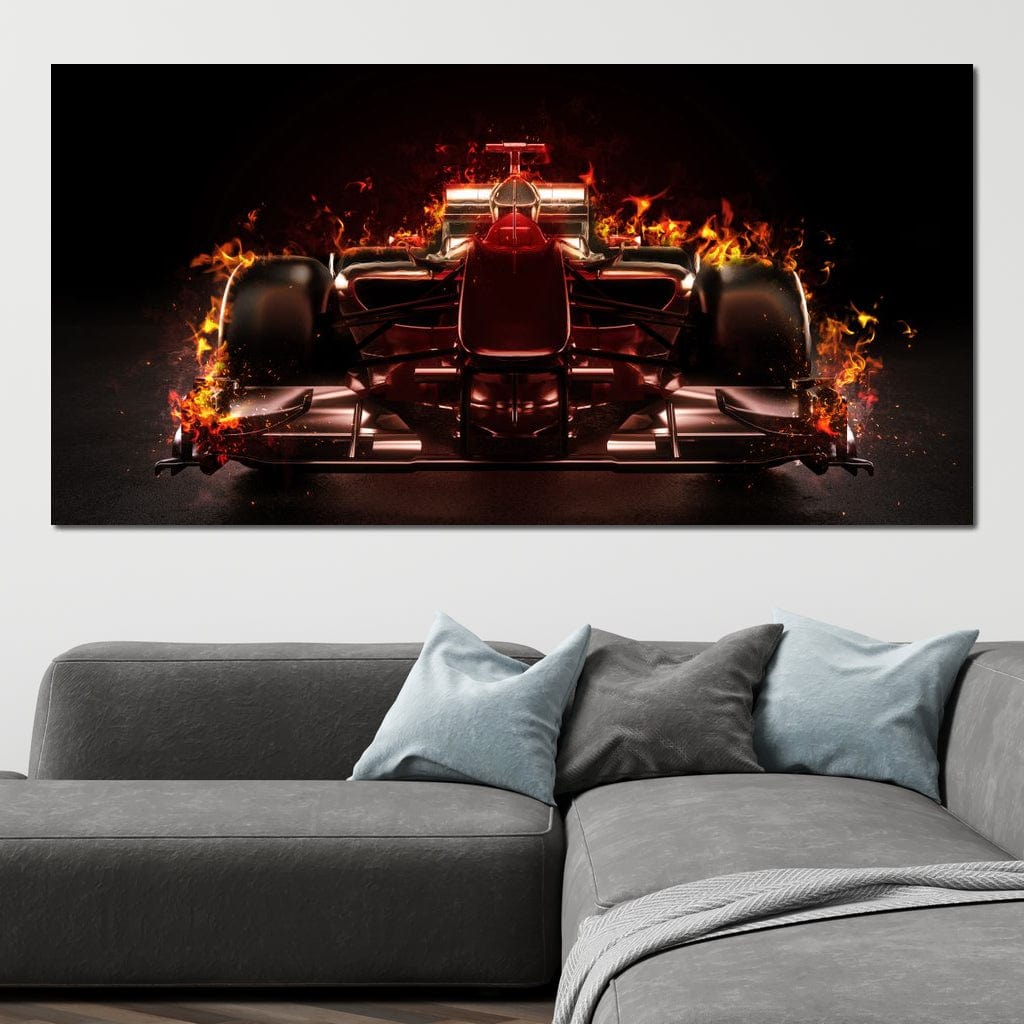 The Fastest Car Canvas Wall Art