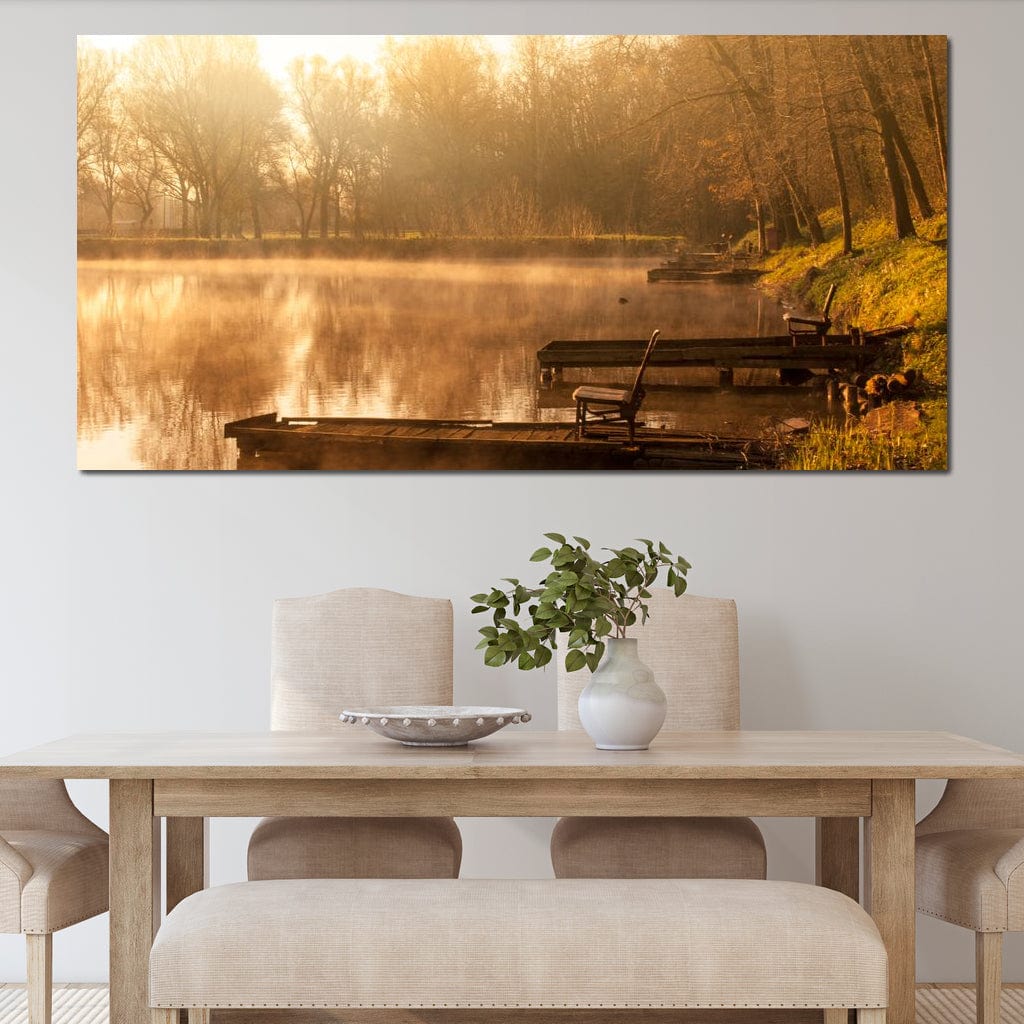 Relaxing Lake Canvas Wall Art