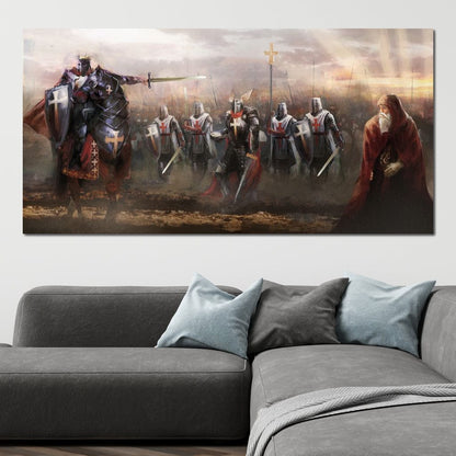 Knights Templar Canvas Wall Art