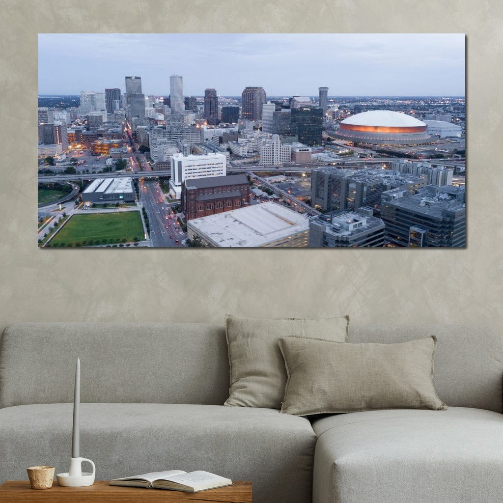 New Orleans Skyline Canvas Wall Art