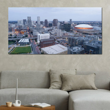 New Orleans Skyline Canvas Wall Art
