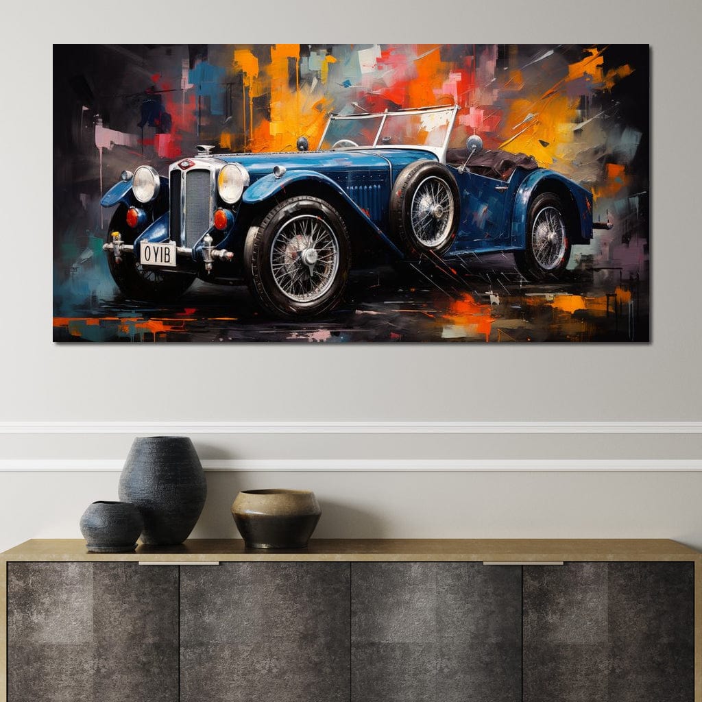 Classic Roadster Canvas Wall Art