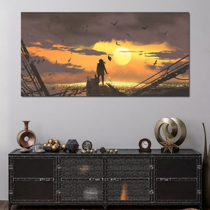 Ruins of Agony Canvas Wall Art