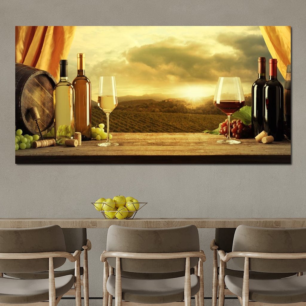 Vineyard View Canvas Wall Art