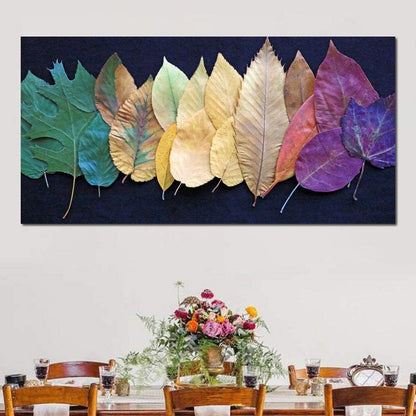 Colorful Leaves Canvas Wall Art