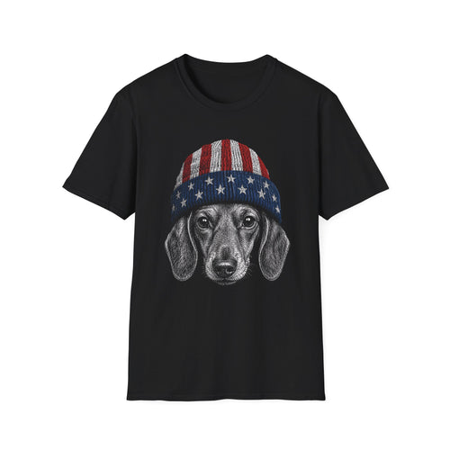 Dachshund USA Beanie Tee